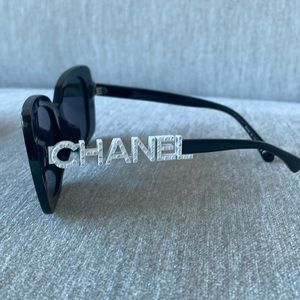 Chanel Acetate Strass Sunglasses